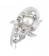 SB080 - Crystal White Diamond brooch
